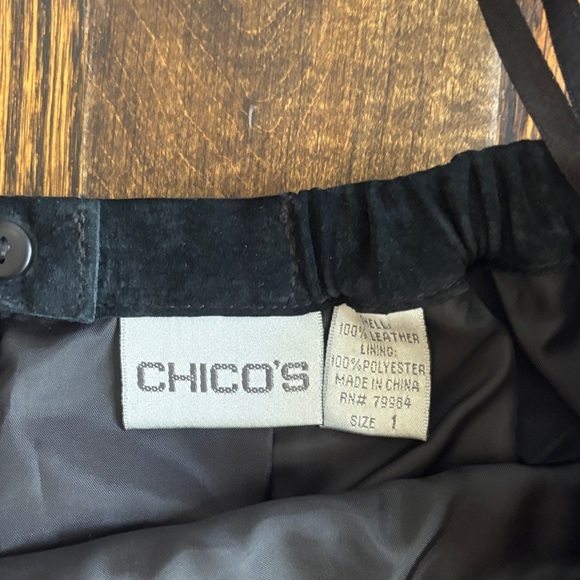 Chico's Black A-Line Skirt - Picture 2 of 12